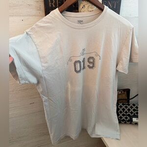 Vintage Liberty Athletics Light Gray Graphic '019' Short Sleeve Tee